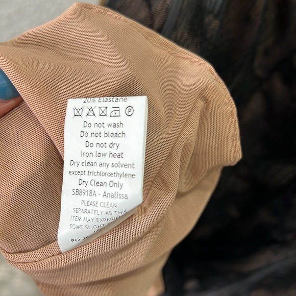 House of CB 'Analissa' Black Lace Corset Dress NWOT - Picture 10 of 10